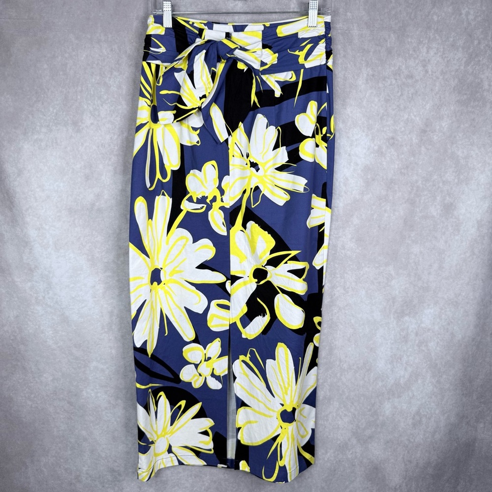 Whit Two x Anthropologie Matira Floral Maxi Skirt With Back Bow Size 4